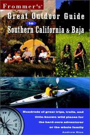 Cover of: Frommer's Great Outdoor Guide to Southern California & Baja by Andrew Rice