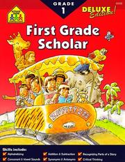 Cover of: First Grade Scholar (Scholar Series Workbooks)