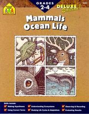Cover of: Mammals and Ocean Life by School Zone Publishing Company Staff, Susan Bloom, Maggie Ronzani