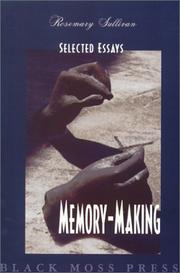 Cover of: Memory-making: selected essays