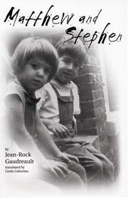 Cover of: Matthew And Stephen by Jean-rock Gaudreault