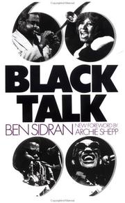 Cover of: Black Talk