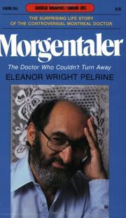 Cover of: Morgentaler by Eleanor Wright Pelrine
