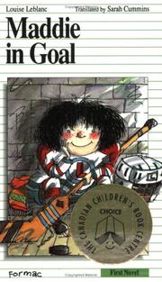 Cover of: Maddie in Goal (First Novel Series)