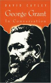 Cover of: George Grant in conversation