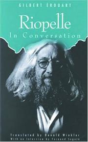Cover of: Riopelle in conversation