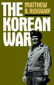 Cover of: The Korean War by Matthew B. Ridgway