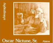 Cover of: Oscar Nictune Sr by Curt Madison, Yvonne Yarber