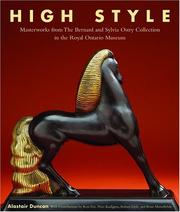 Cover of: High Style: Masterworks from the Bernard & Sylvia Ostry Collection
