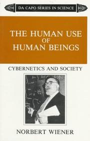 Cover of: The Human Use of Human Beings