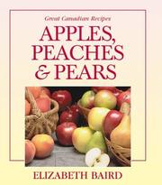 Cover of: Apples, Peaches and Pears by Elizabeth Baird