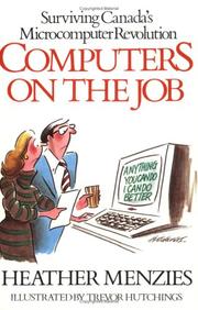 Cover of: Computers on the job by Heather Menzies