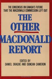 Cover of: The Other Macdonald Report by 