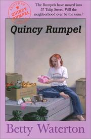 Cover of: Quincy Rumpel (Quincy Rumpel Books)