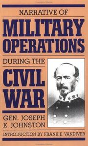 Cover of: Narrative of military operations during the Civil War