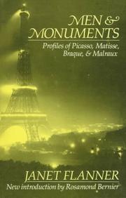 Cover of Men and monuments