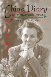 Cover of: China Diary by Shirley Jane Endicott