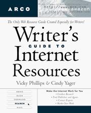 Cover of: Peterson's Writer's Guide to Internet Resources by Vicky Phillips, Cindy Yager