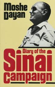 Cover of: Diary of the Sinai Campaign by Moshe Dayan