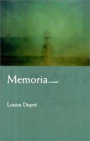 Cover of: Memoria