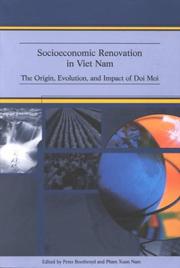 Cover of: Socioeconomic renovation in Viet Nam: the origin, evolution, and impact of doi moi