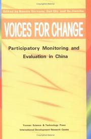 Voices for change by Ronnie Vernooy, Jianchu Xu