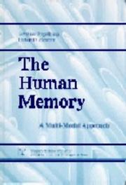 Cover of: Human memory: a multimodal approach