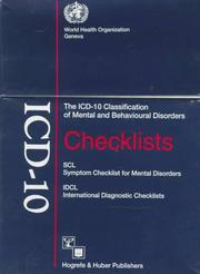 Cover of: Icd-10 Checklists