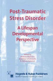 Cover of: Posttraumatic Stress Disorder by Andreas Maercker, Zahava Solomon