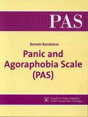 Cover of: Panic and Agoraphobia scale (PAS): manual
