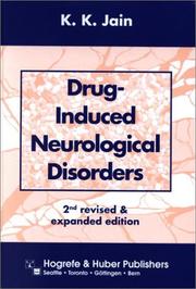 Cover of: Drug Induced Neurological Disorders by K. K. Jain