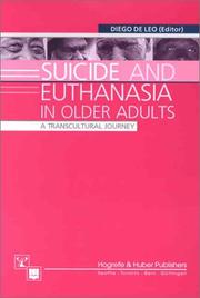 Cover of: Suicide and euthanasia in older adults