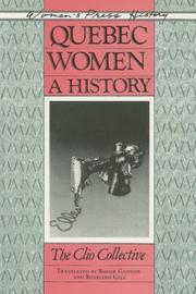 Cover of: Quebec women: a history