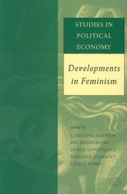 Cover of: Studies in political economy: developments in feminism