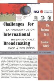 Cover of: Challenges for International Broadcasting by 