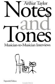 Cover of: Notes and tones by Art Taylor