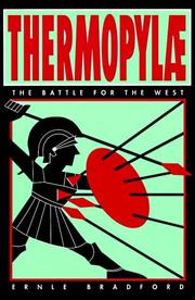 Cover of: Thermopylae: the battle for the West