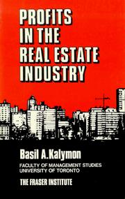 Cover of: Profits in the real estate industry