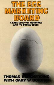 Cover of: The Egg Marketing Board by Thomas E. Borcherding