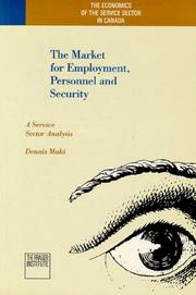 Cover of: The market for employment, personnel, and security by Dennis R. Maki
