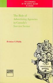 Cover of: The role of advertising agencies in Canada's service sector