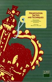 Front cover of Privatization by Michael A. Walker