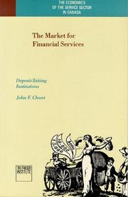The market for financial services by J. F. Chant