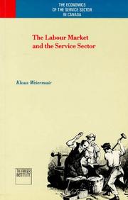 Cover of: The labour market and the service sector