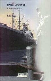 Cover of: Hand Luggage by P. K. Page