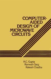 Cover of: Computer-aided design of microwave circuits by K. C. Gupta