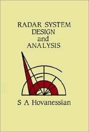 Cover of: Radar system design and analysis