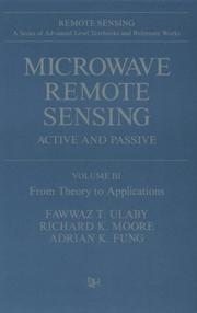 Cover of: Microwave Remote Sensing by Fawwaz T. Ulaby, Richard K. Moore, Adrian K. Fung