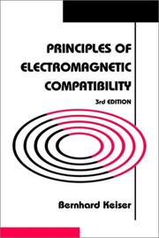 Cover of: Principles of electromagnetic compatibility