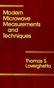 Cover of: Modern microwave measurements and techniques